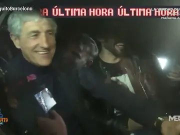 Cena conjura en el Barça organizada por Quique Setién Cena conjura en el Barça organizada por Quique Setién