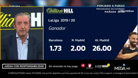 Josep te trae la mejor oferta de registro para que apuestes con William Hill Josep te trae la mejor oferta de registro para que apuestes con William Hill
