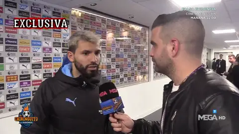 El 'Kun' Agüero habla en exclusiva para El Chiringuito El 'Kun' Agüero habla en exclusiva para El Chiringuito