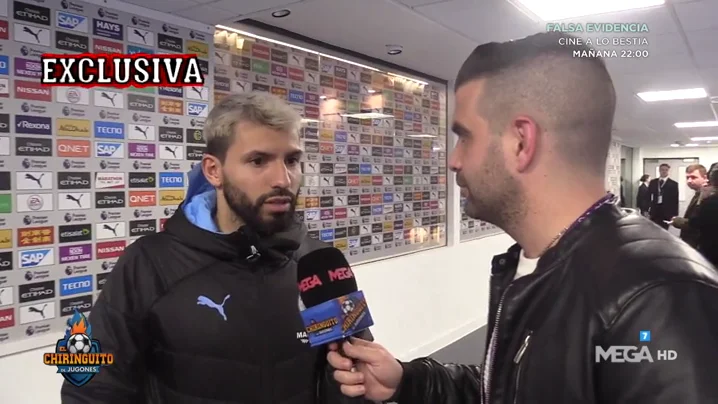 El 'Kun' Ag&uuml;ero habla en exclusiva para El Chiringuito