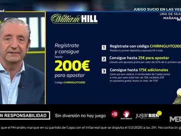 Josep te trae la mejor oferta de registro para que apuestes con William Hill Josep te trae la mejor oferta de registro para que apuestes con William Hill