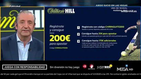 Josep te trae la mejor oferta de registro para que apuestes con William Hill Josep te trae la mejor oferta de registro para que apuestes con William Hill