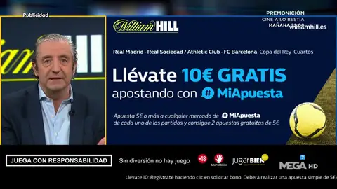 Josep te trae la mejor oferta de registro para que apuestes con William Hill Josep te trae la mejor oferta de registro para que apuestes con William Hill