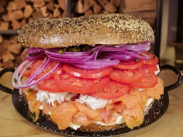 Un bagel de seis kilos Un bagel de seis kilos