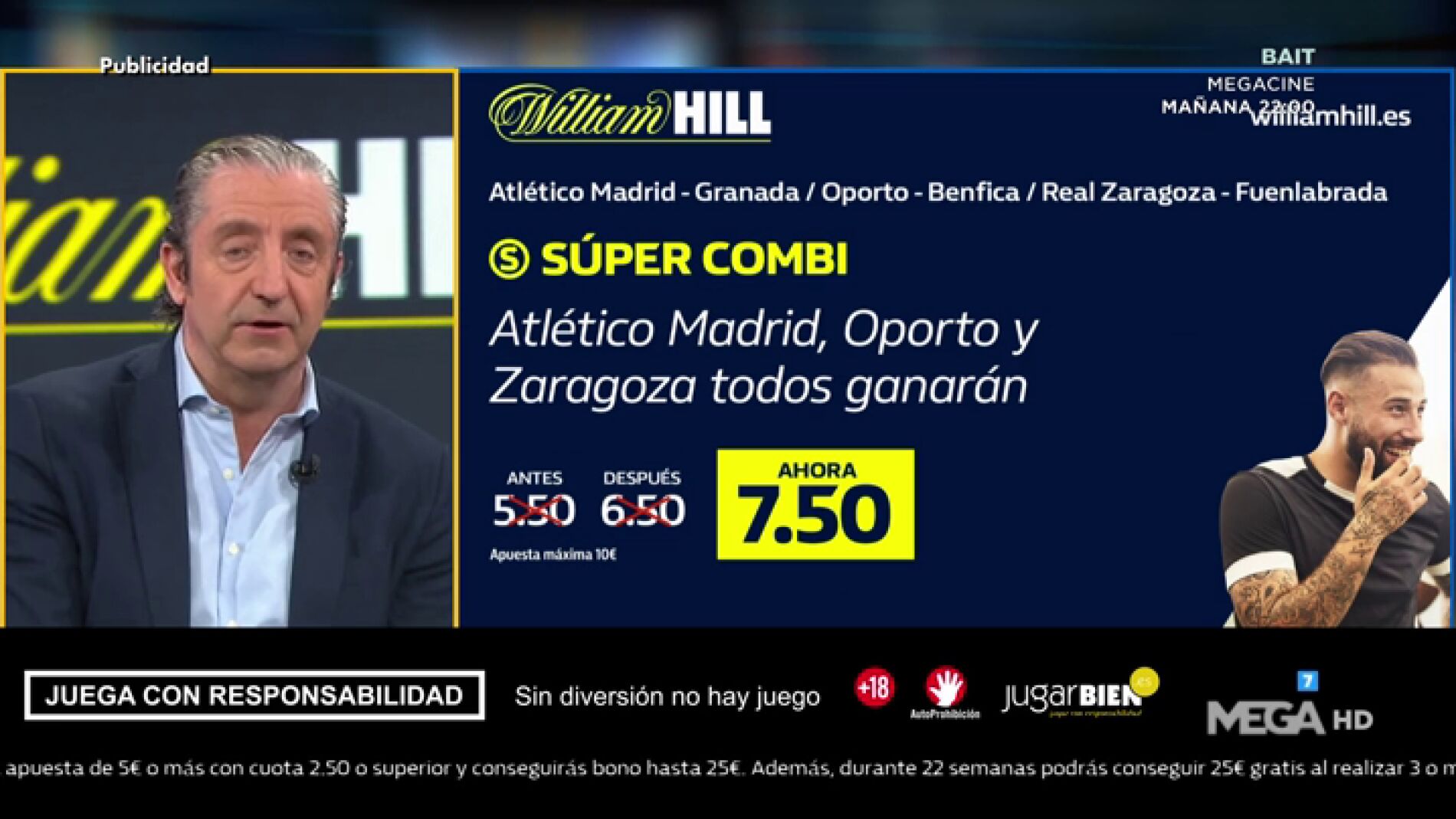 Josep te trae la mejor oferta de registro para que apuestes con William Hill