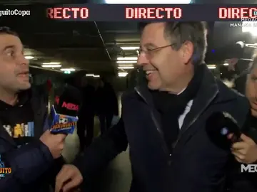 Josep María Bartomeu, cazado en el aeropuerto por El Chiringuito Josep María Bartomeu, cazado en el aeropuerto por El Chiringuito
