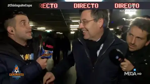 Josep María Bartomeu, cazado en el aeropuerto por El Chiringuito Josep María Bartomeu, cazado en el aeropuerto por El Chiringuito