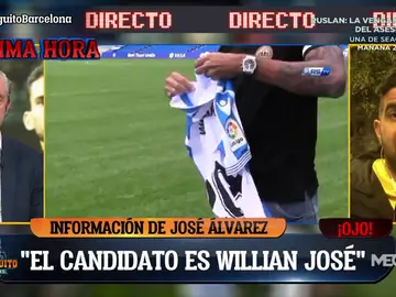 José Álvarez: "Willian José es el candidato número uno para el Barça" José Álvarez: "Willian José es el candidato número uno para el Barça"