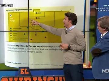 Juanfe explica con el reglamento por qué el gol del Athletic está bien anulado Juanfe explica con el reglamento por qué el gol del Athletic está bien anulado