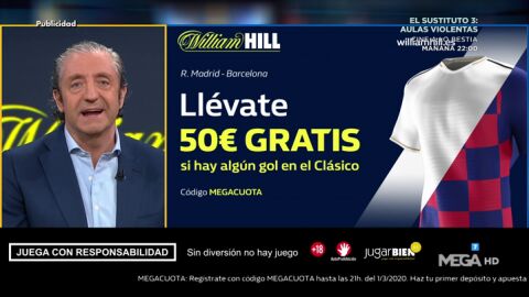 Josep te trae la mejor oferta de registro para que apuestes con William Hill