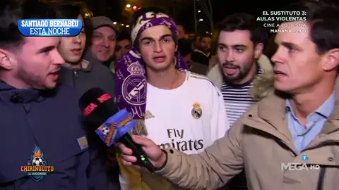 Bajón total de los aficionados madridistas tras la derrota frente al City Bajón total de los aficionados madridistas tras la derrota frente al City