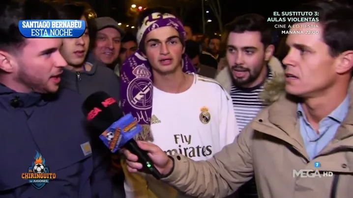Bajón total de los aficionados madridistas tras la derrota frente al City Bajón total de los aficionados madridistas tras la derrota frente al City