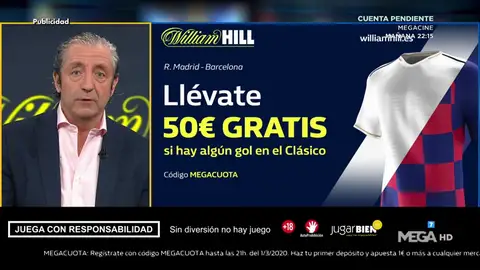 Josep te trae la mejor oferta de registro para que apuestes con William Hill Josep te trae la mejor oferta de registro para que apuestes con William Hill