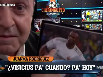 "¿Y Vinicius pa' cuando? ¡Pa' hoy!" "¿Y Vinicius pa' cuando? ¡Pa' hoy!"