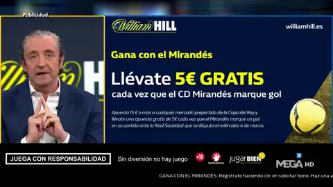Josep te trae la mejor oferta de registro para que apuestes con William Hill Josep te trae la mejor oferta de registro para que apuestes con William Hill
