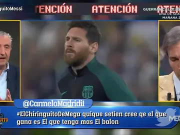 Josep Pedrerol: "Messi se ha quedado solo. Lo veo triste" Josep Pedrerol: "Messi se ha quedado solo. Lo veo triste"