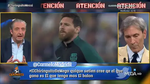 Josep Pedrerol: "Messi se ha quedado solo. Lo veo triste" Josep Pedrerol: "Messi se ha quedado solo. Lo veo triste"