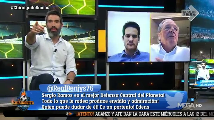 FERNANDO SANZ: "HAY QUE QUITARSE EL SOMBRERO CON RAMOS"