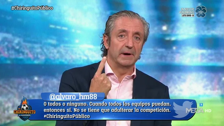 Josep Pedrerol: "Si puede asistir el público, el Real Madrid jugará la Champions en el Bernabéu" Josep Pedrerol: "Si puede asistir el público, el Real Madrid jugará la Champions en el Bernabéu"