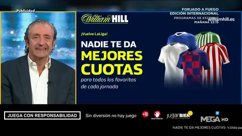 Josep te trae las mejores cuotas para que apuestes con William Hill Josep te trae las mejores cuotas para que apuestes con William Hill
