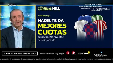 Josep te trae las mejores cuotas para que apuestes con William Hill Josep te trae las mejores cuotas para que apuestes con William Hill