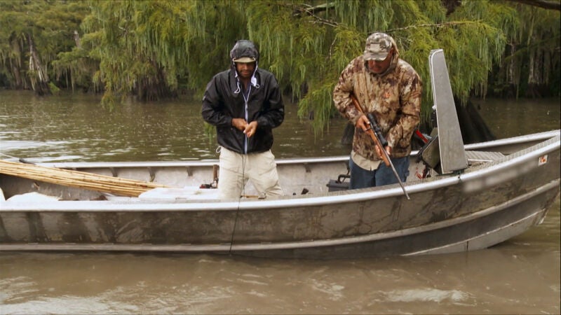 Un caimán gigante amenaza a los habitantes del pueblo natal de Joey