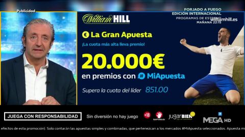Josep te trae la mejor oferta de registro para que apuestes con William Hill