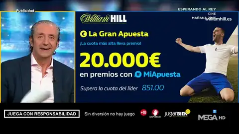Josep te trae la mejor oferta de registro para que apuestes con William Hill Josep te trae la mejor oferta de registro para que apuestes con William Hill
