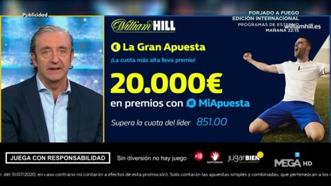 Josep te trae la mejor oferta de registro para que apuestes con William Hill