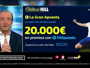 Josep te trae la mejor oferta de registro para que apuestes con William Hill Josep te trae la mejor oferta de registro para que apuestes con William Hill