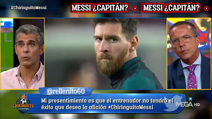 &iquest;Debe seguir siendo Messi capit&aacute;n del Bar&ccedil;a?