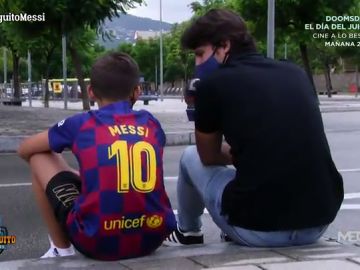 KEVIN, niño seguir del Barça: "Me enteré de que Messi se quedaba por El Chiringuito" 