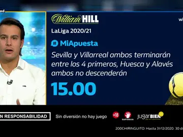 Juanfe te trae la mejor oferta de registro para que apuestes con William Hill Juanfe te trae la mejor oferta de registro para que apuestes con William Hill