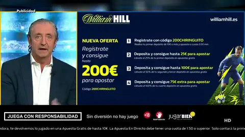 Josep te trae la mejor oferta de registro para que apuestes con William Hill Josep te trae la mejor oferta de registro para que apuestes con William Hill