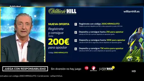 Josep te trae la mejor oferta de registro para que apuestes con William Hill Josep te trae la mejor oferta de registro para que apuestes con William Hill