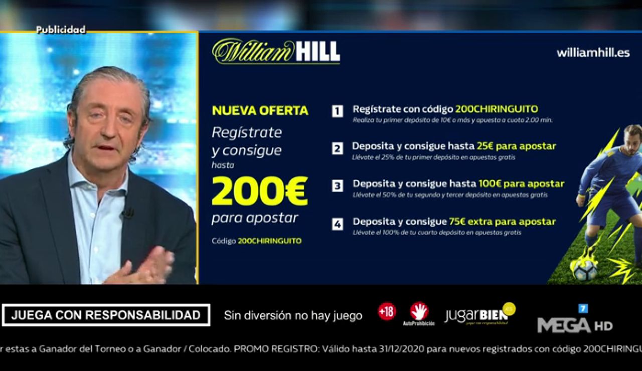 Josep te trae la mejor oferta de registro para que apuestes con William Hill Josep te trae la mejor oferta de registro para que apuestes con William Hill