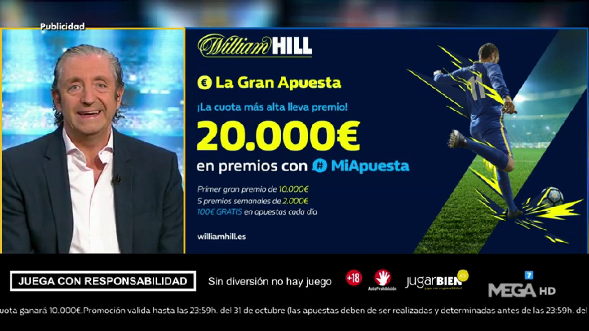Josep te trae la mejor oferta de registro para que apuestes con William Hill