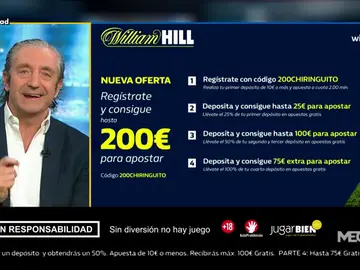 Josep te trae la mejor oferta de registro para que apuestes con William Hill Josep te trae la mejor oferta de registro para que apuestes con William Hill