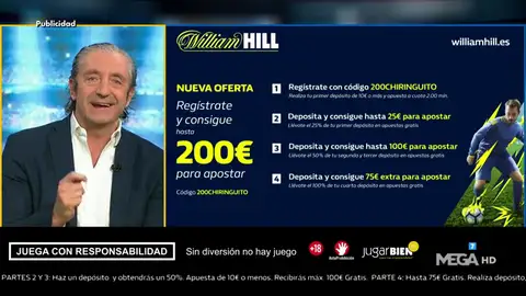Josep te trae la mejor oferta de registro para que apuestes con William Hill Josep te trae la mejor oferta de registro para que apuestes con William Hill