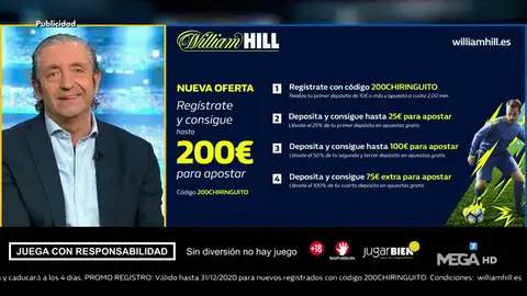 Josep te trae la mejor oferta de registro para que apuestes con William Hill Josep te trae la mejor oferta de registro para que apuestes con William Hill