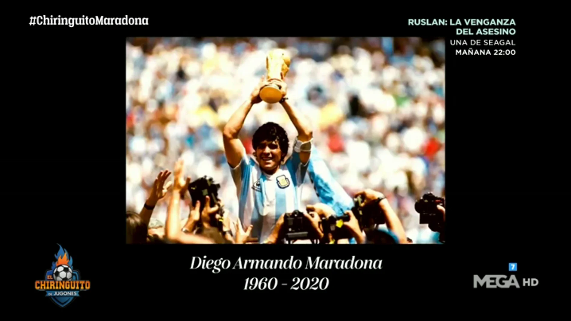 Diego, los argentinos y el fútbol te extrañarán