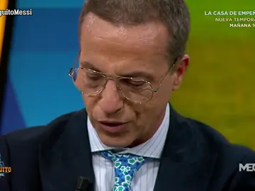 Cristóbal Soria rompe a llorar por el homenaje de Messi Cristóbal Soria rompe a llorar por el homenaje de Messi