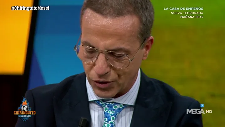 Crist&oacute;bal Soria rompe a llorar por el homenaje de Messi