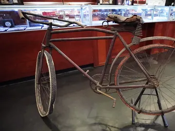 Una bici de 1900 Una bici de 1900