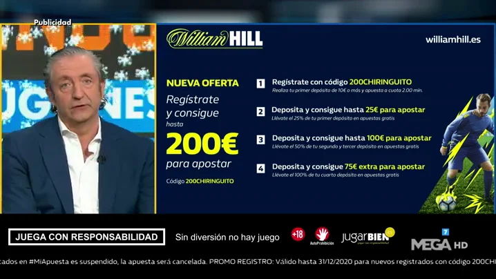 Josep te trae la mejor oferta de registro para que apuestes con William Hill