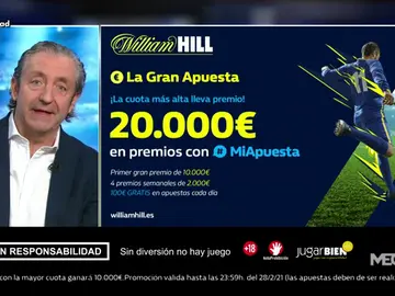Josep te trae la mejor oferta de registro para que apuestes con William Hill Josep te trae la mejor oferta de registro para que apuestes con William Hill