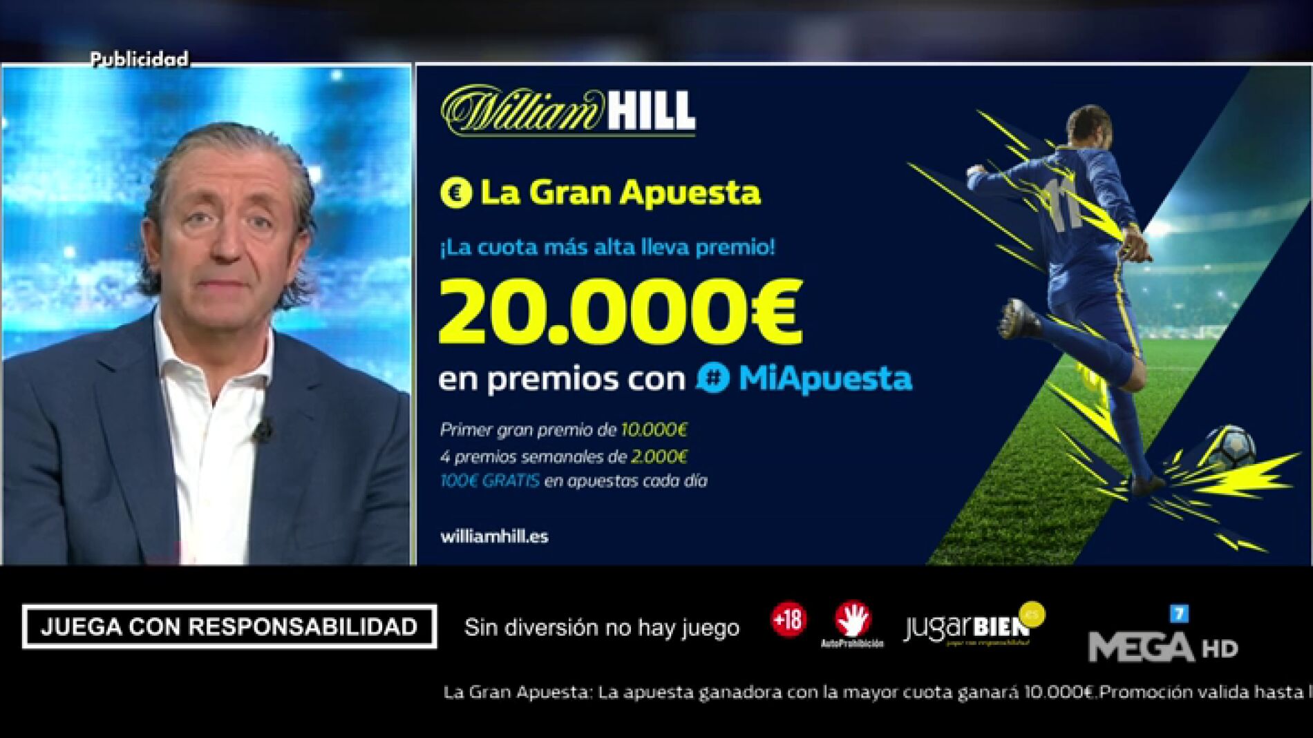 Josep te trae la mejor oferta de registro para que apuestes con William Hill 