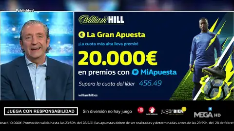 Josep te trae la mejor oferta de registro para que apuestes con William Hill Josep te trae la mejor oferta de registro para que apuestes con William Hill