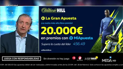 Josep te trae la mejor oferta de registro para que apuestes con William Hill Josep te trae la mejor oferta de registro para que apuestes con William Hill