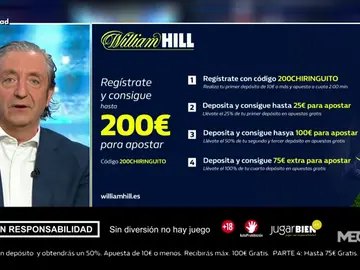 Josep te trae la mejor oferta de registro para que apuestes con William Hill Josep te trae la mejor oferta de registro para que apuestes con William Hill